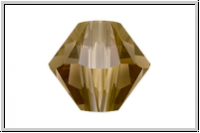 Swarovski Bicone 5328, 4mm, 001BRSH - crystal, bronze shade, 25 Stk.